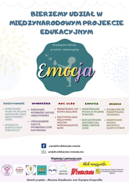 Międzynarodowy projekt edukacyjny "Emocja" - Obrazek 1