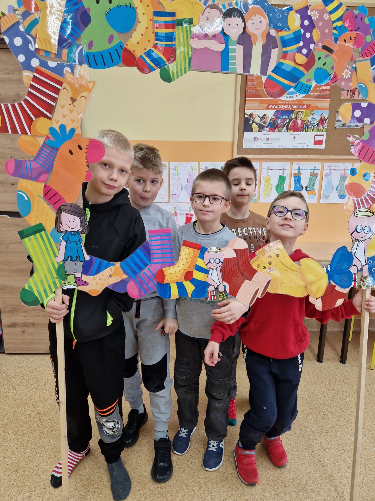 Obchody Dnia Kolorowej Skarpetki naszej w świetlicy szkolnej  - Obrazek 4