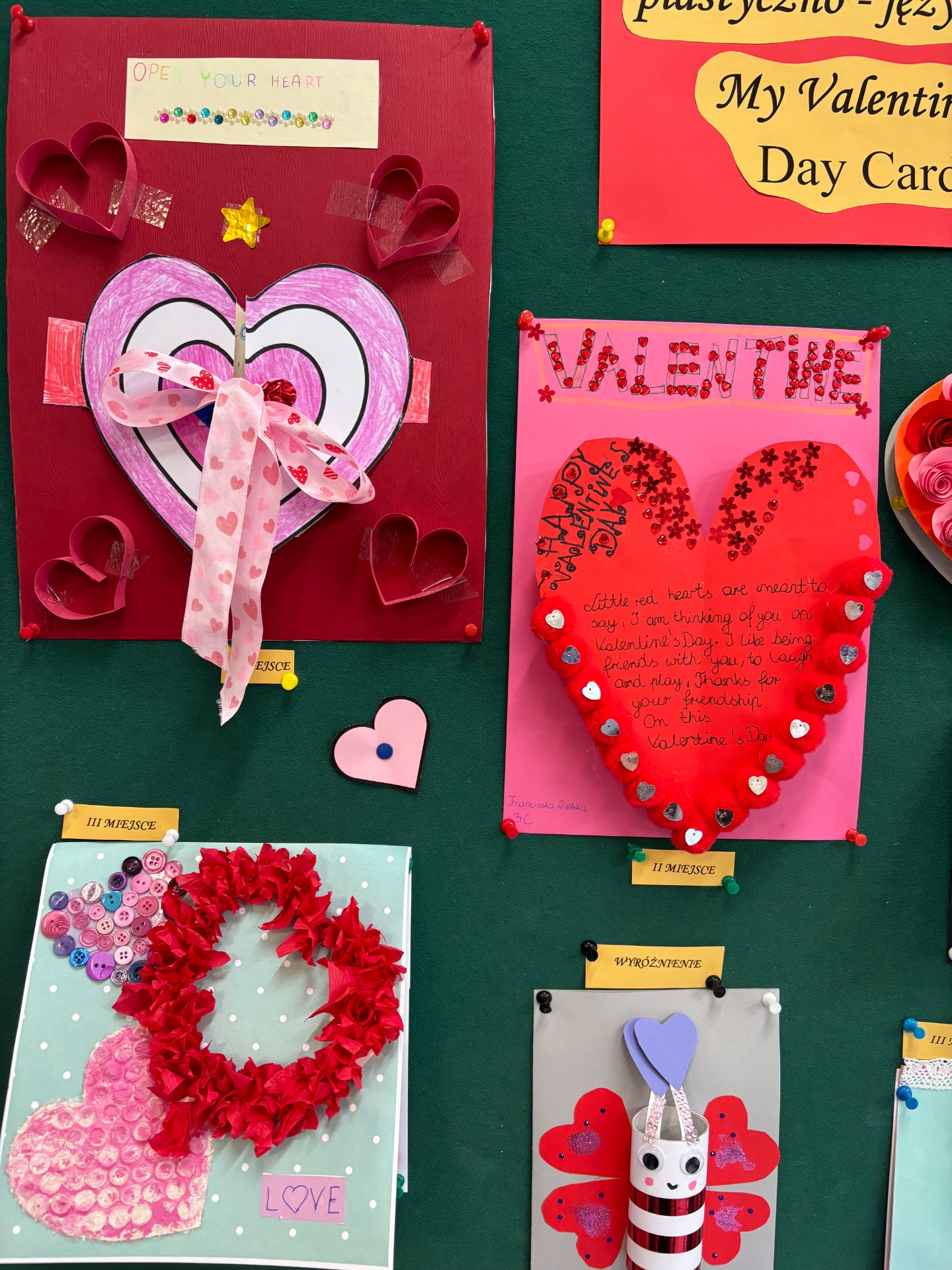 Roztrzygnięcie konkursu plastyczno-językowego My Valentine’s Day Card - Obrazek 2