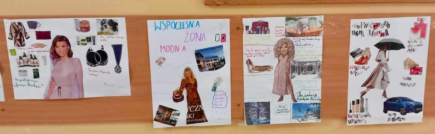 Prace uczennic i uczniów klasy 7a inspirowane satyrą Ignacego Krasickiego "Żona modna" - Obrazek 14