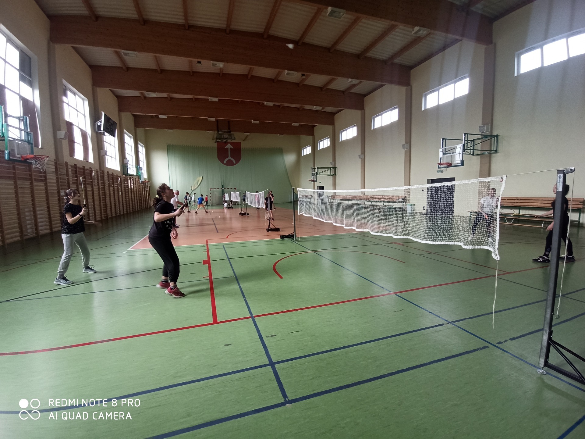 Szkolenie  badmintonowe  dla zawodników Uczniowskiego Klubu Sportowego Zasutowo z dotacji Gminy Nekla  - Obrazek 5