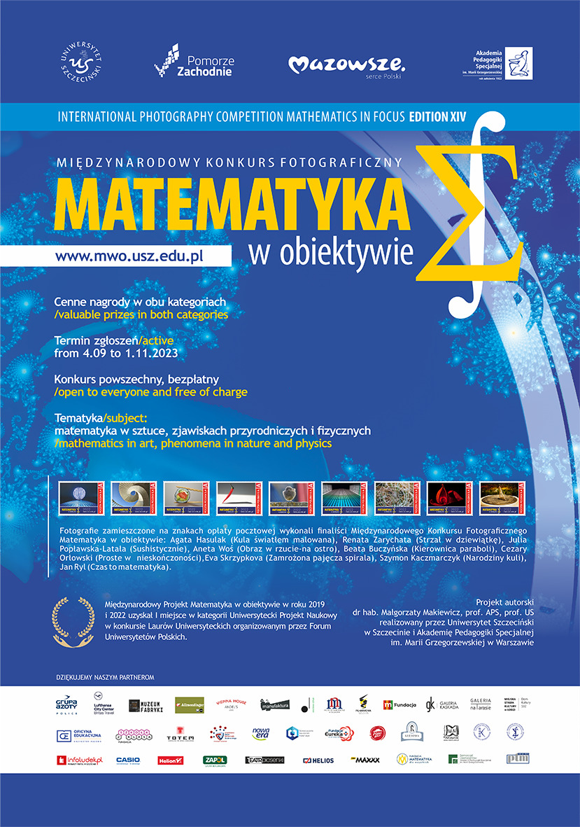 Międzynarodowy Konkurs Fotograficzny ,,Matematyka w Obiektywie’’  edycja XIV-2023 - Obrazek 1