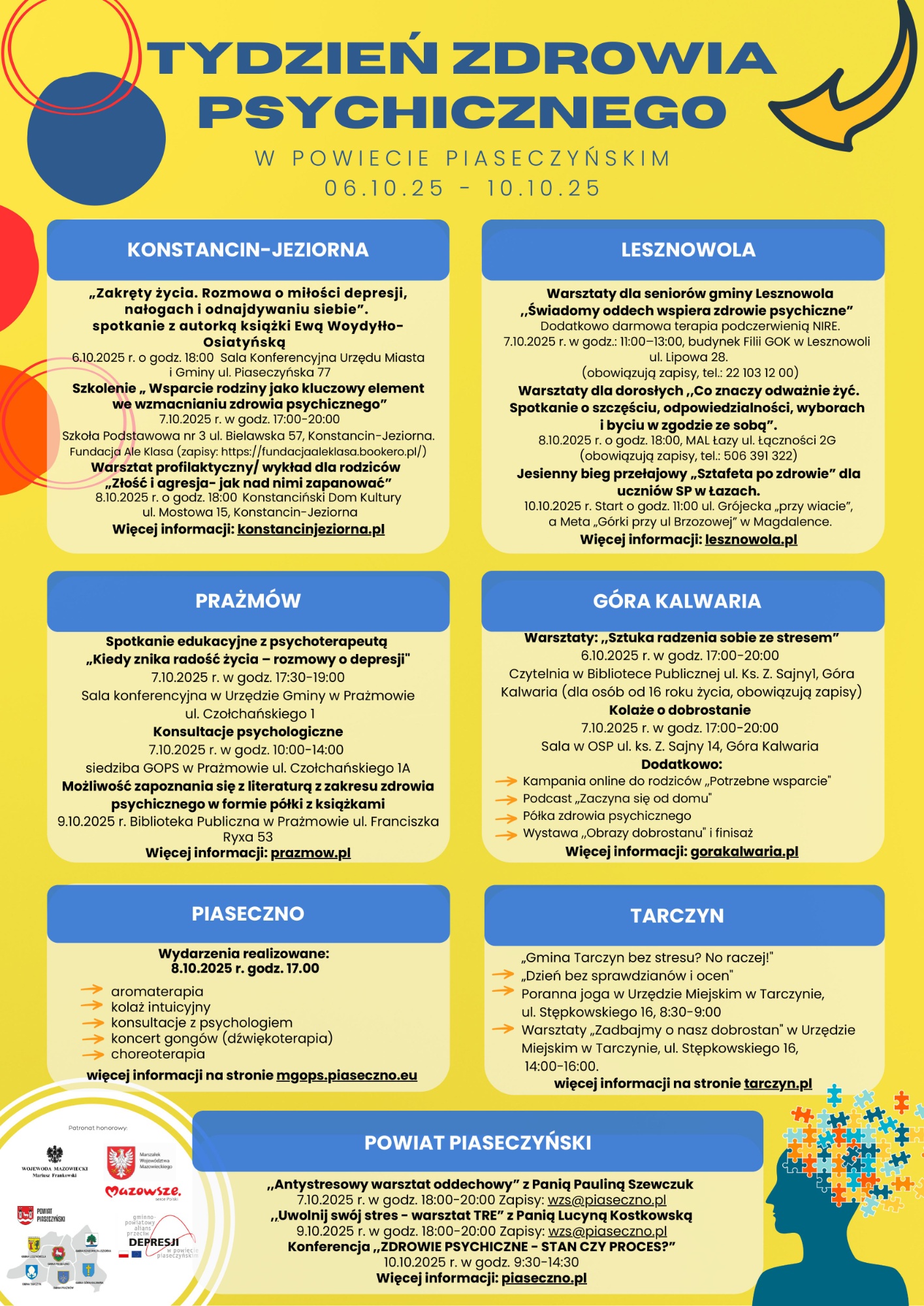 Tydzień Zdrowia Psychicznego w powiecie piaseczyńskiem - Obrazek 1