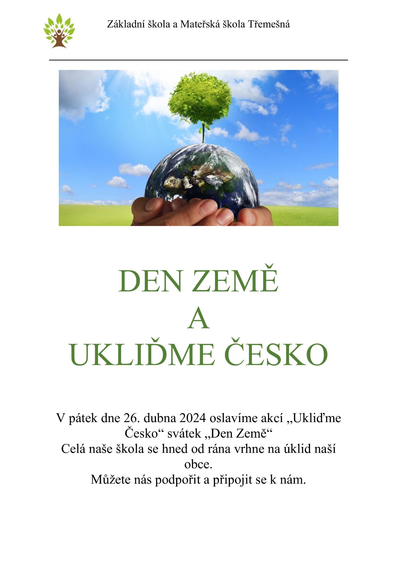 Den Země a Ukliďme Česko - Obrázek 1