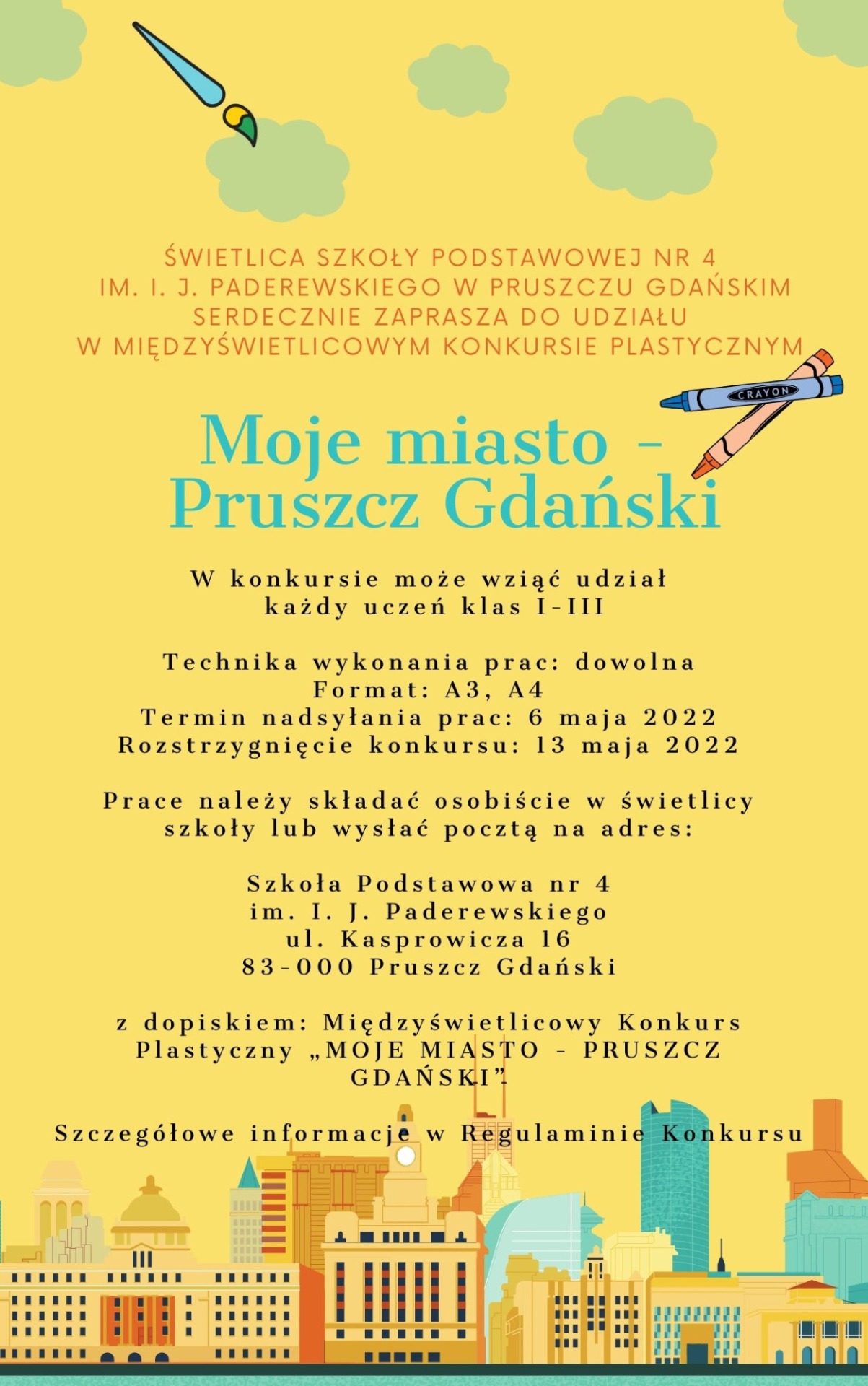 Konkurs "Moje miasto- Pruszcz Gdański - Obrazek 1
