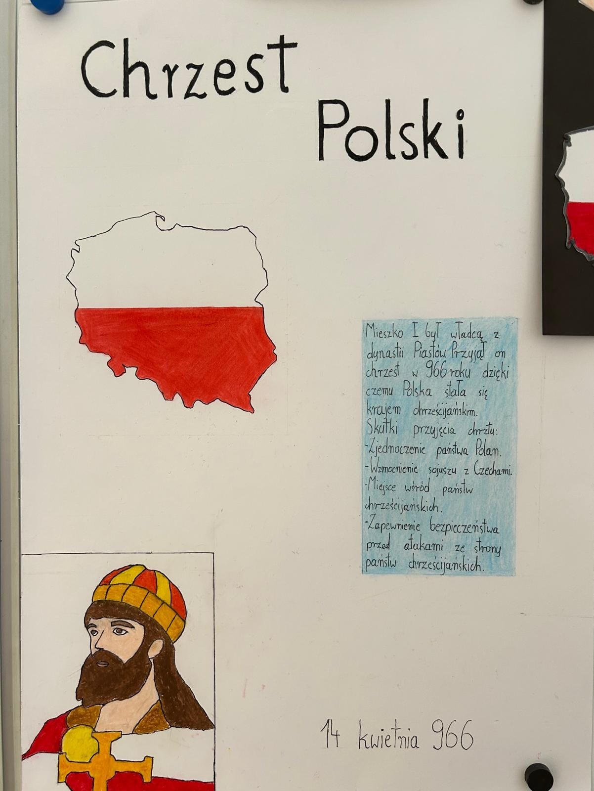 Konkurs plastyczno-historyczny dla klas 4-8 (Święto Chrztu Polski)  - Obrazek 4