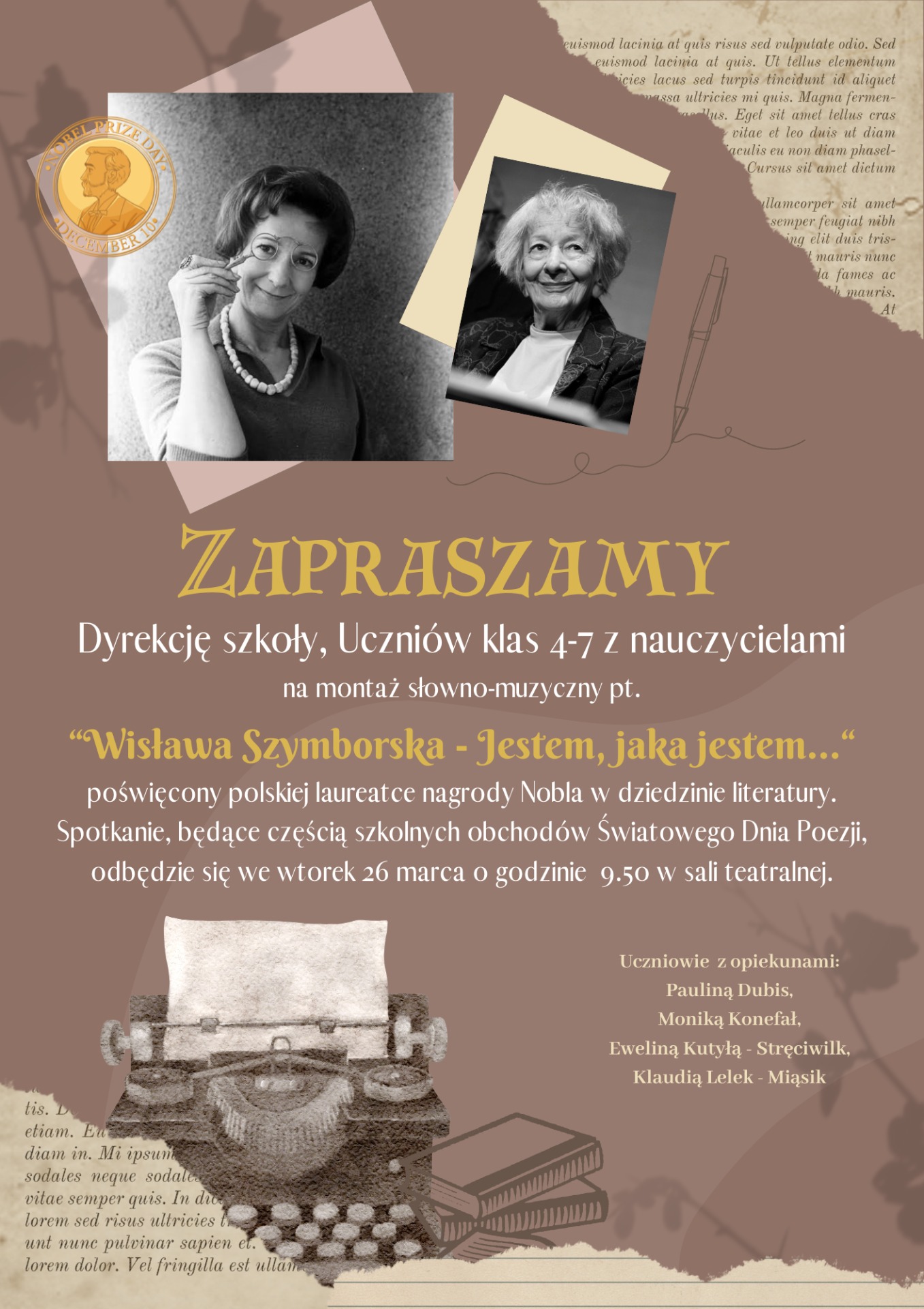 Śladem Wielkich Polaków - Wisława Szymborska - Obrazek 1