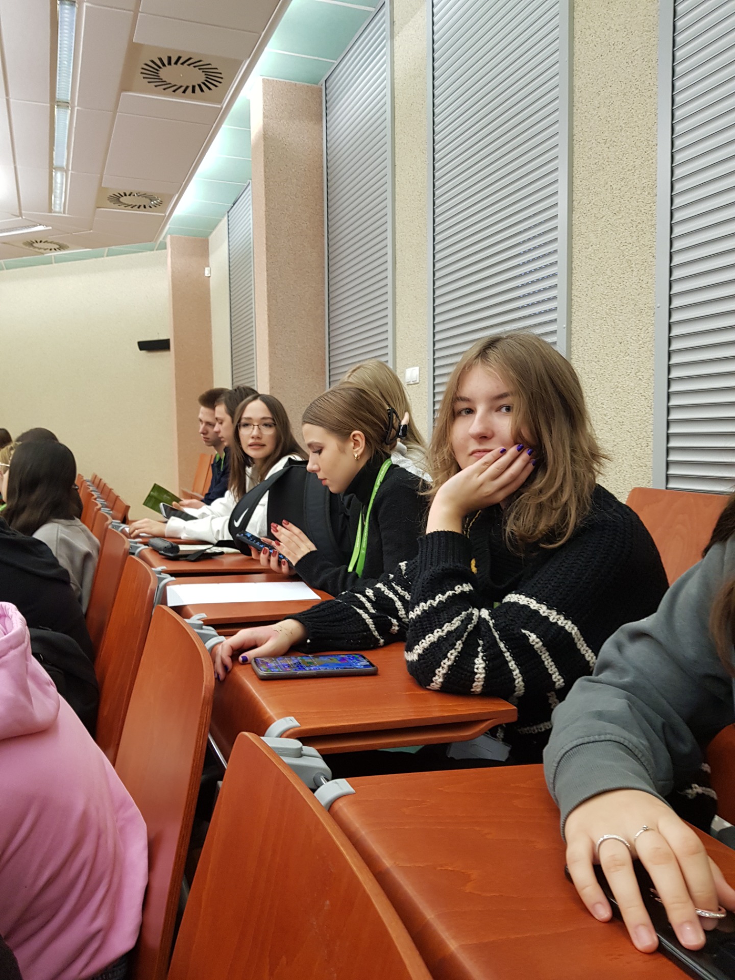 Uczniowie klasy IP na  Wydziale Biologii Uniwersytetu Łódzkiego