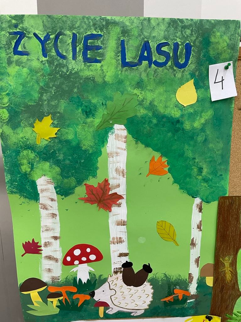 Podsumowanie szkolnego konkursu plastycznego „ŻYCIE LASU”.  - Obrazek 4