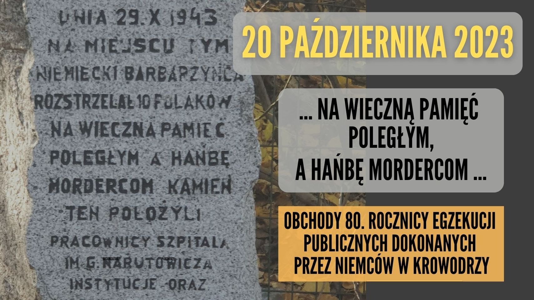 Obchody 80. rocznicy egzekucji publicznych dokonanych przez Niemców w Krowodrzy - Obrazek 1