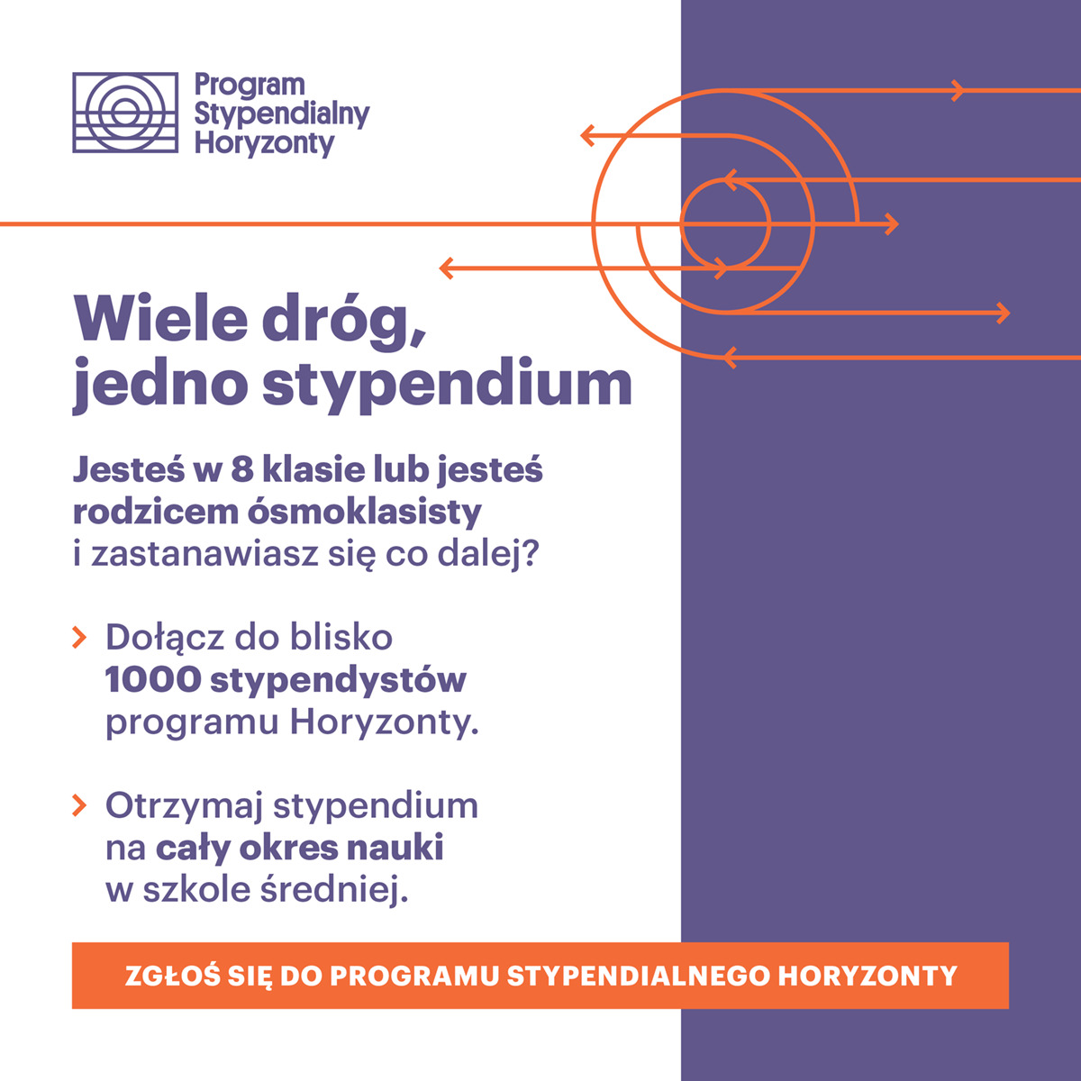 Program Stypendialny Horyzonty. - Obrazek 1