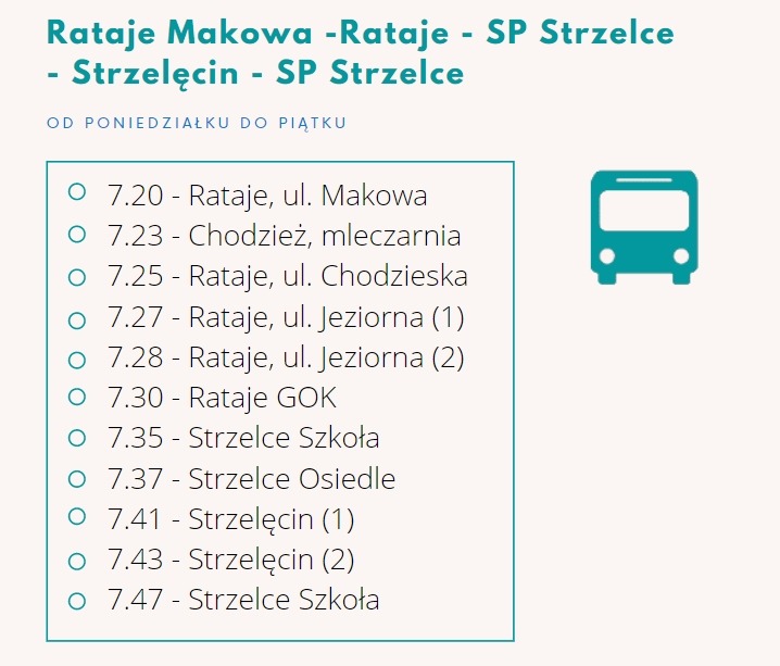 Rozkład jazdy autobusów od 17.05.2021 r. - Obrazek 2