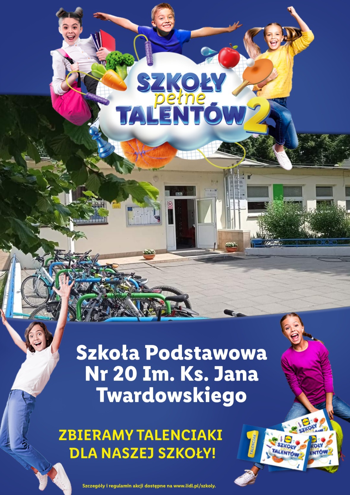 plakat Szkoły Talentów, czyli Lidlowskie Talenciaki