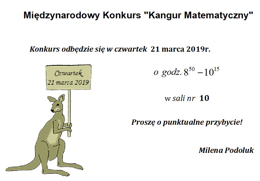 Kangur Matematyczny - Obrazek 1