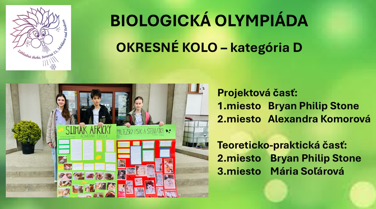 BIOLOGICKÁ OLYMPIÁDA kategória D - Obrázok 1