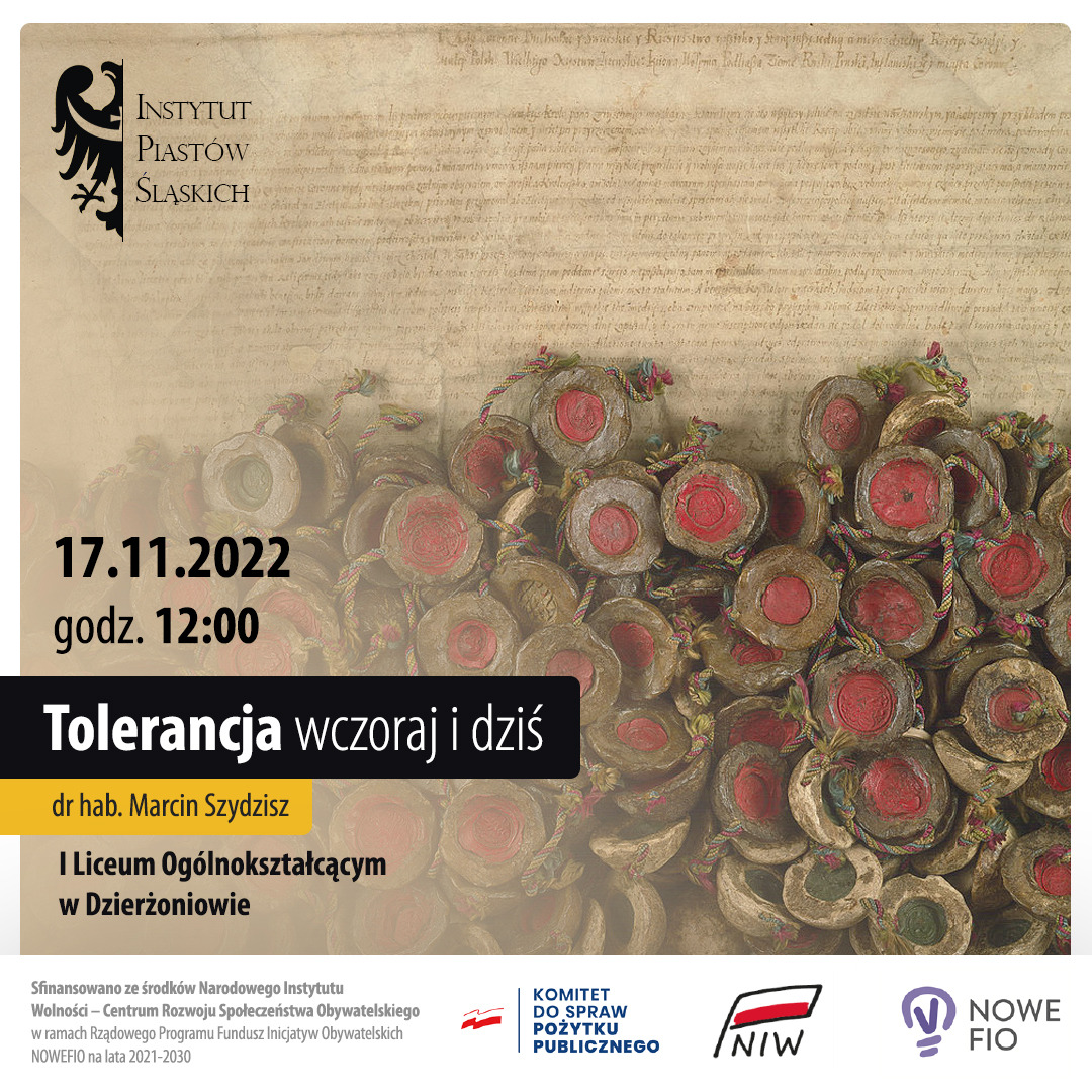 Wykład i warsztaty "Tolerancja wczoraj i dziś" - Obrazek 1