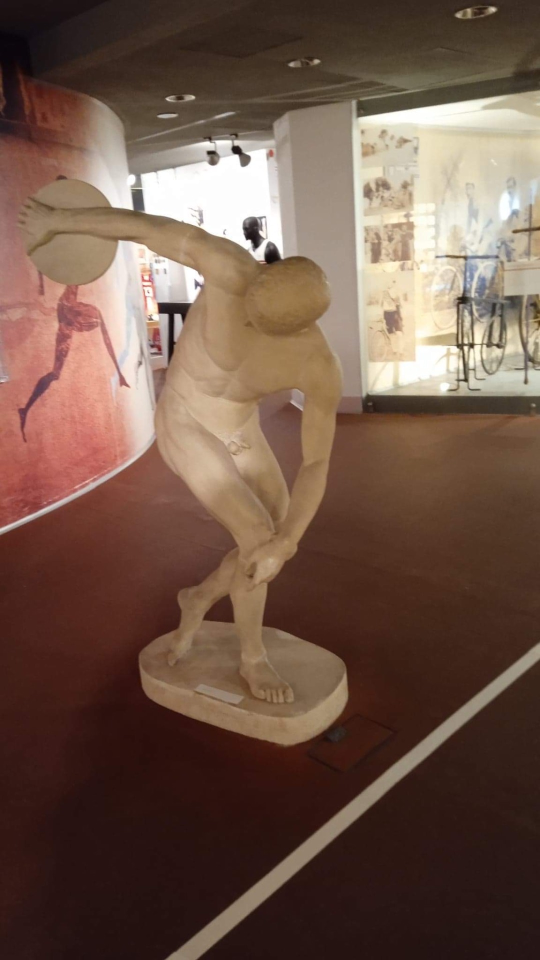 Starożytna rzeźba sportowca. 