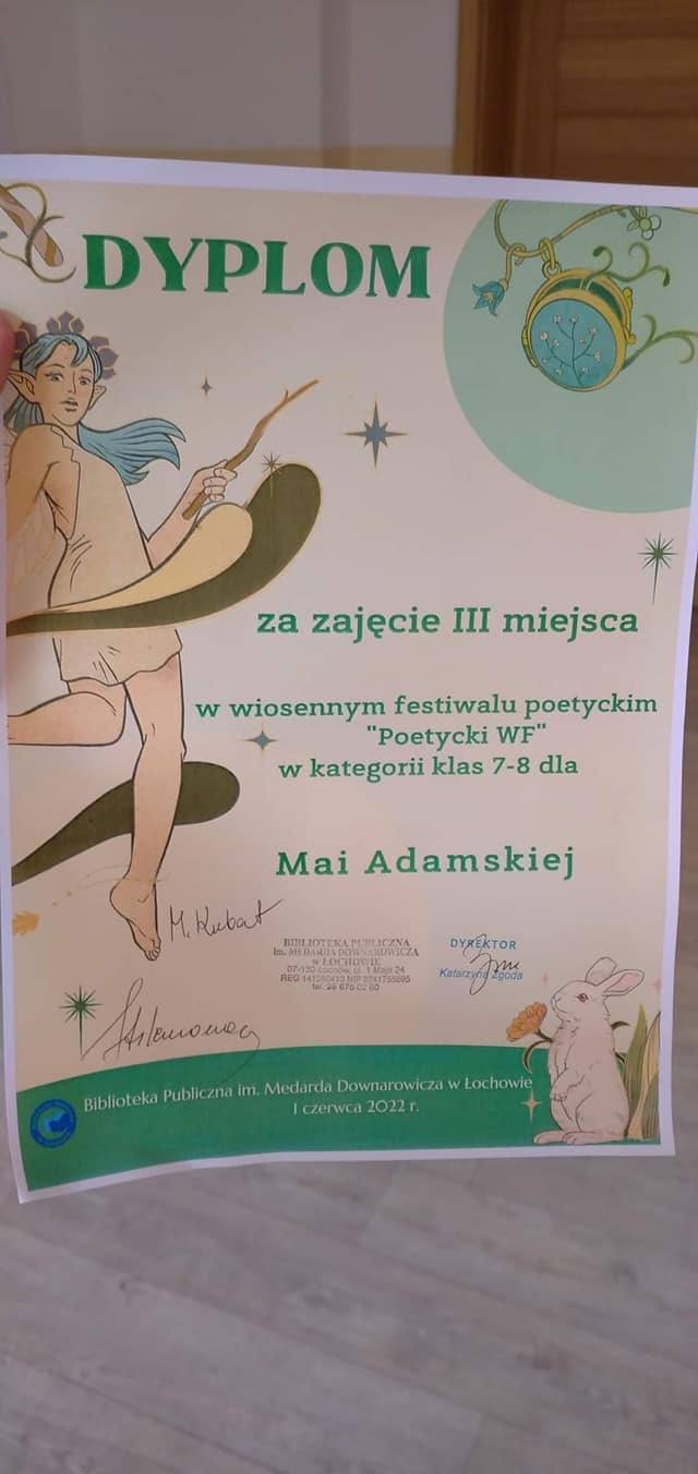 Konkurs "Poetycki WF". - Obrazek 5